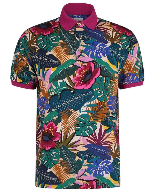 Jungle print short-sleeved polo shirt ETRO