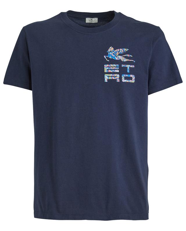 Kurzarm-T-Shirt mit Stickerei ETRO CUBE ETRO