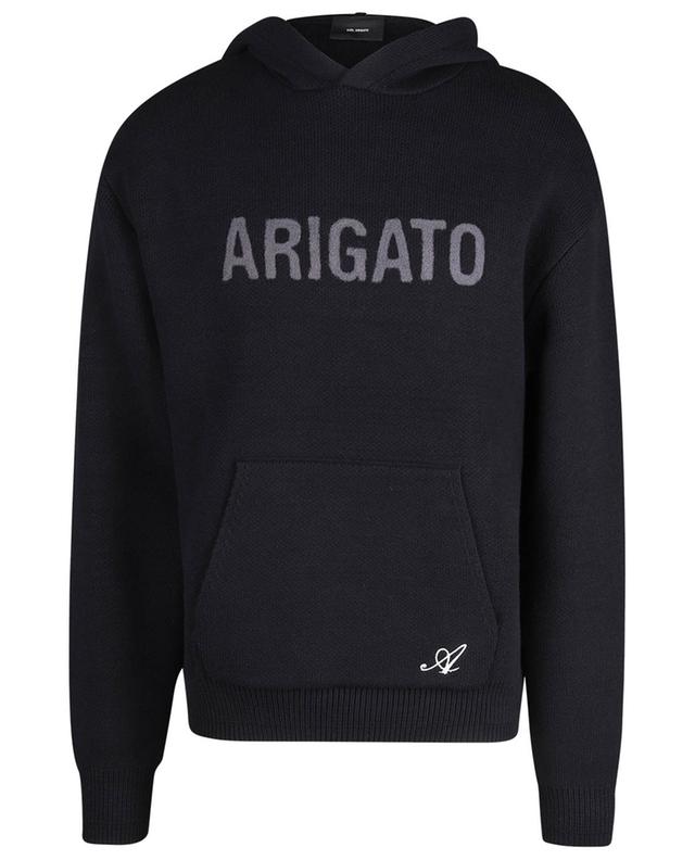 District logo embroidered hooded jumper AXEL ARIGATO