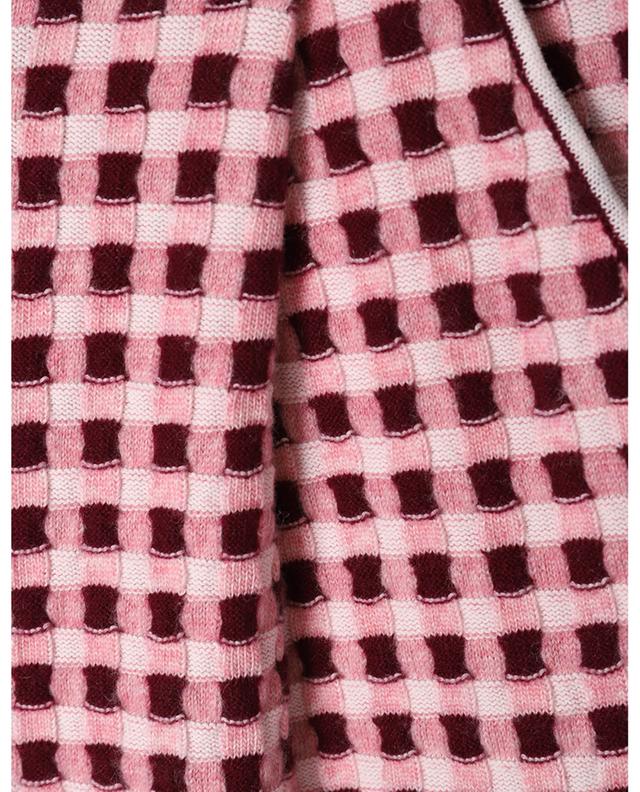 Cashmere and cotton gingham check trousers BARRIE