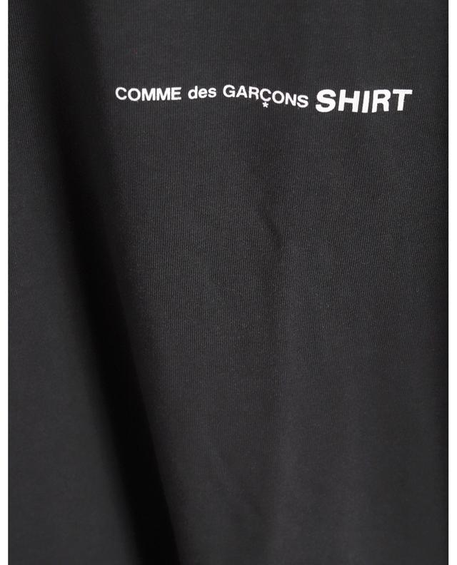 T-shirt à manches longues en jersey imprimé logo COMME DES GARCONS SHIRT