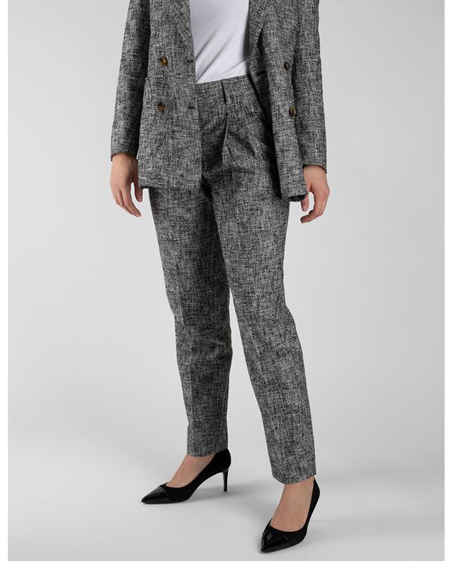 Wool, linen and silk wide-leg trousers BLAZE MILANO