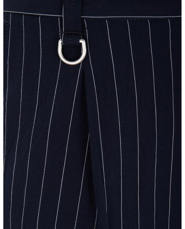Cropped cotton pinstripe trousers PAOLO PECORA