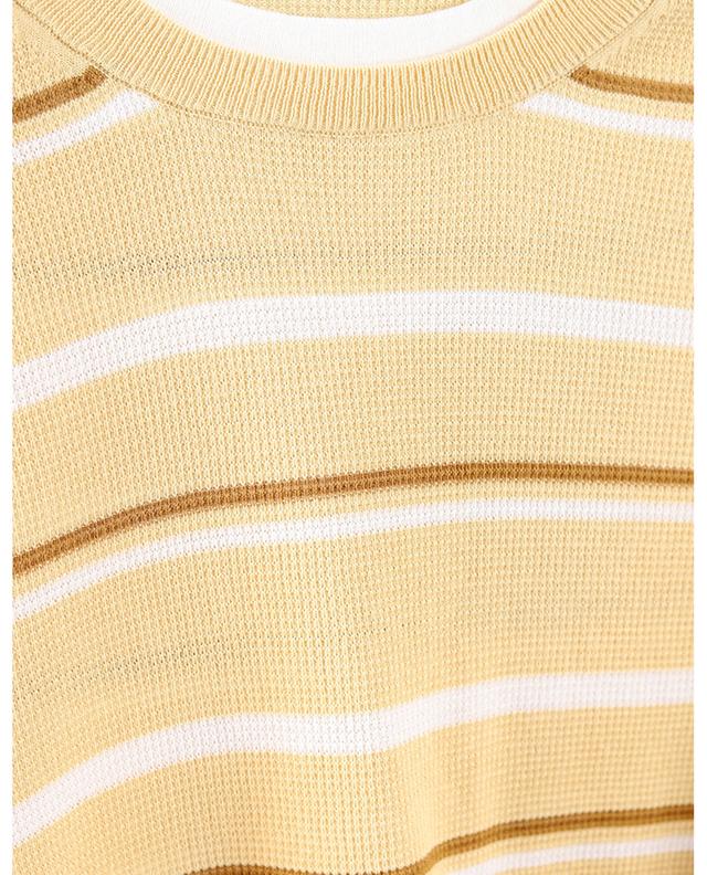 Striped cotton short-sleeved T-shirt PAOLO PECORA