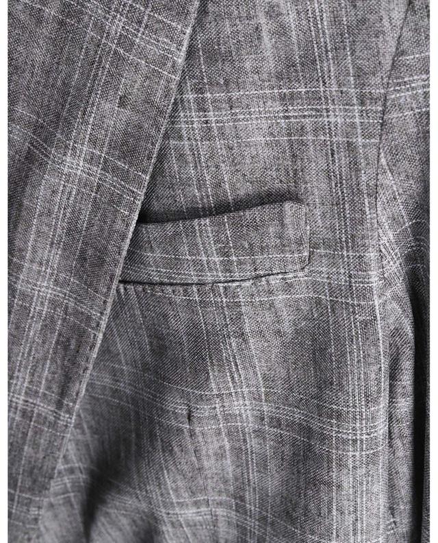 Checked single-breasted cotton slim fit blazer CIRCOLO 1901