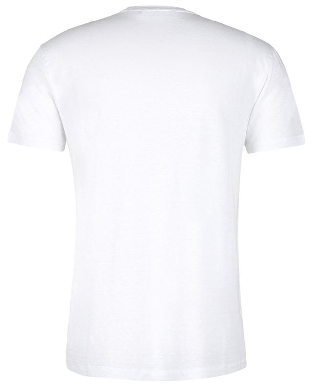 Short-sleeved linen T-shirt DANIELE FIESOLI