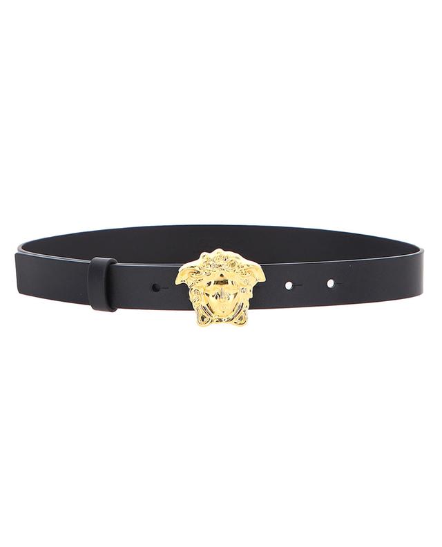 medusa greca leather belt