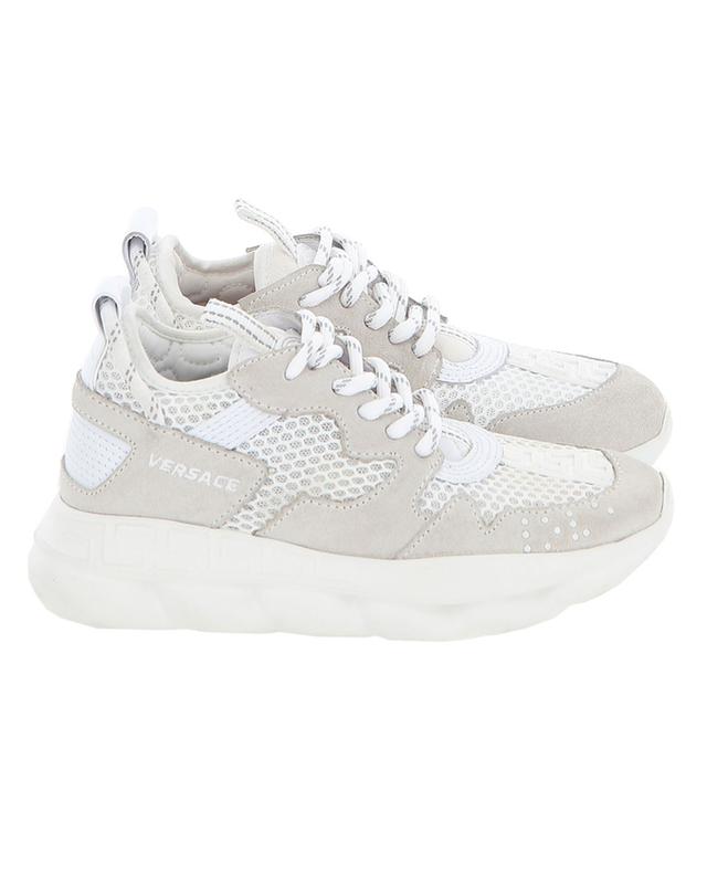 Chain Reaction multi material children&#039;s sneakers VERSACE