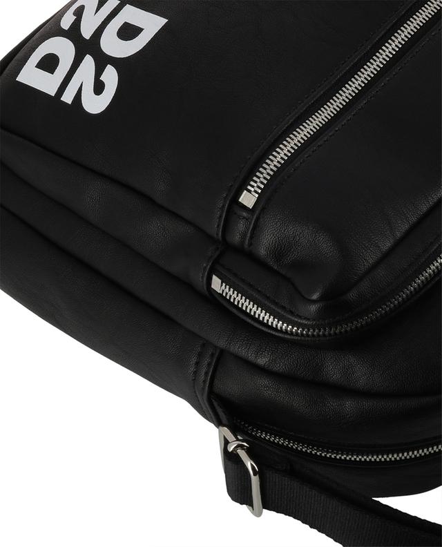 70&#039;s D2 printed leather shoulder bag DSQUARED2