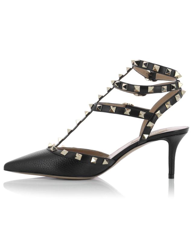 Rockstud 65 open grained leather pumps VALENTINO
