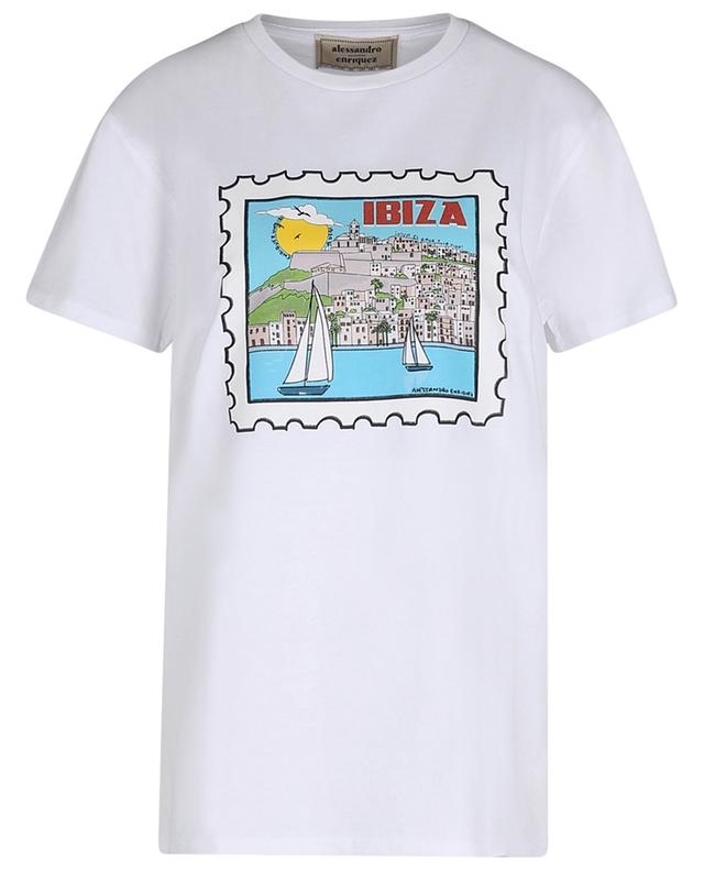 T-Shirt aus Baumwolle mit Print ALESSANDRO ENRIQUEZ