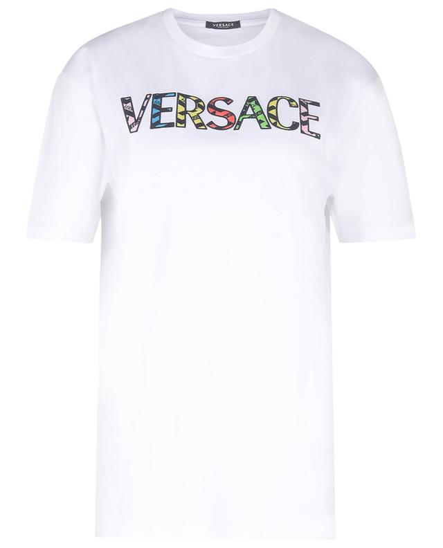 T-shirt oversize à manches courtes La Greca Logo VERSACE