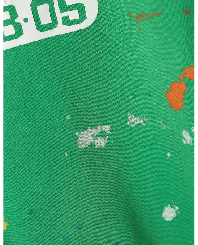 Sweat-shirt à col rond imprimé taches de peinture et Logo POLO RALPH LAUREN