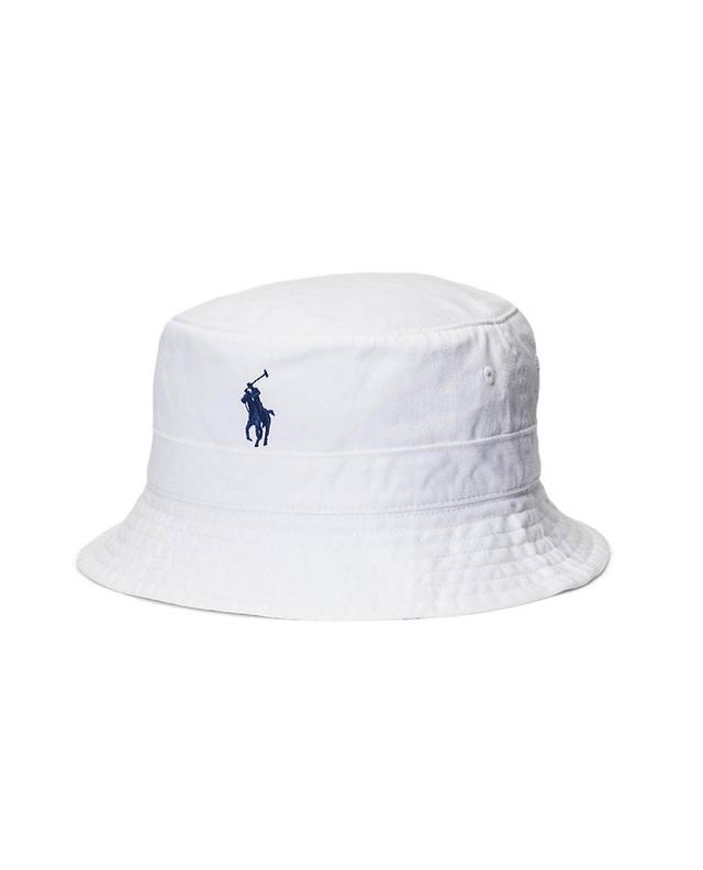 POLO RALPH LAUREN Pony cotton chino bucket hat - Outlet