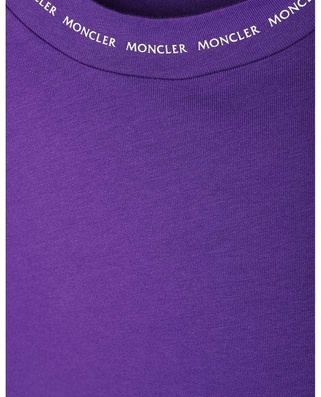 T-shirt à manches longues et col rond imprimé logos MONCLER