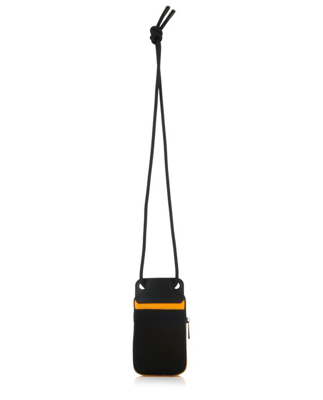 Trousse de téléphone en ripstop et cuir logo coq MONCLER