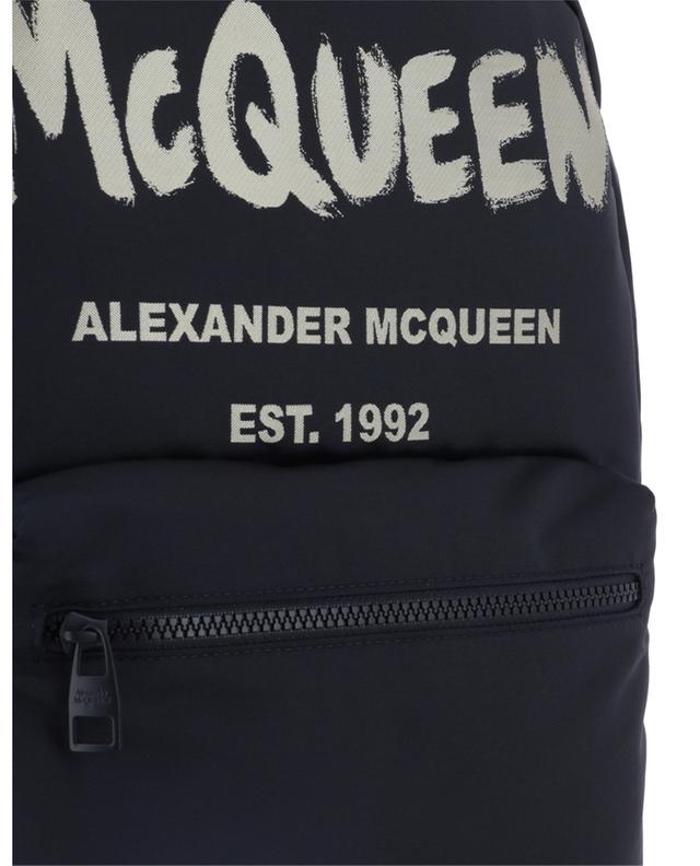 Sac à dos en nylon McQueen Graffiti Metropolitan ALEXANDER MC QUEEN