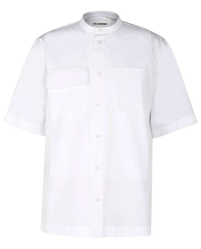 Organic cotton poplin short-sleeved shirt JIL SANDER