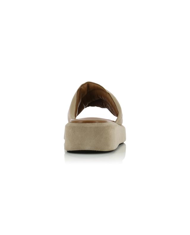 Bergamo nappa leather flat sandals ATP ATELIER