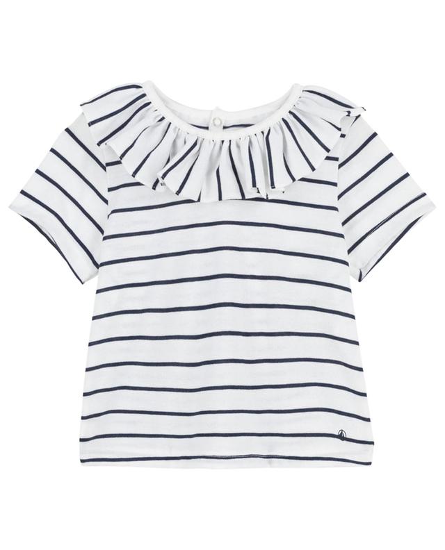 Cotton striped baby T-shirt PETIT BATEAU