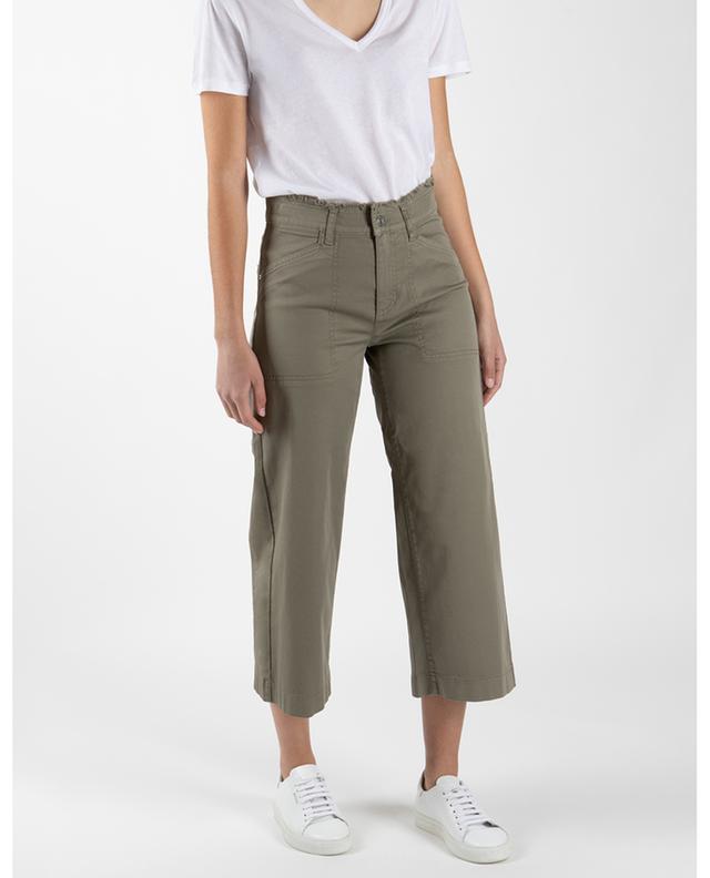 Clarissa wide-leg cotton blend trousers CAMBIO