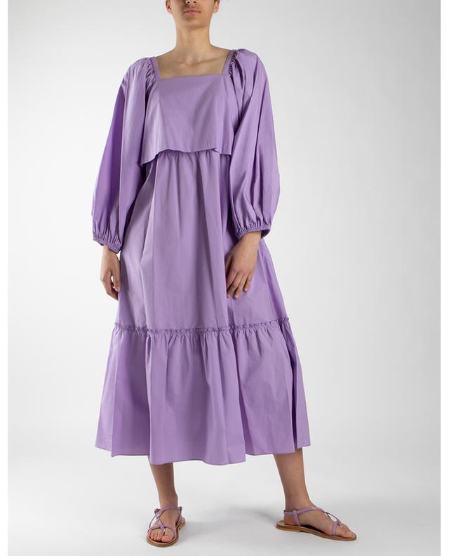 Puff-sleeved midi dress with square neck DOROTHEE SCHUMACHER