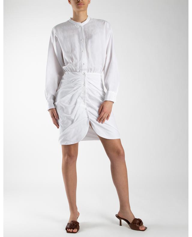 Robe chemise courte à fronces DOROTHEE SCHUMACHER
