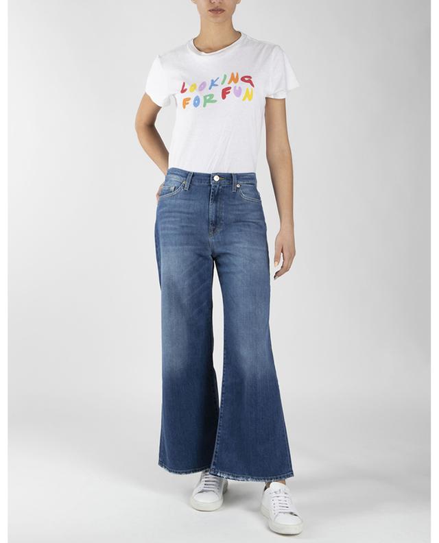 Gerade geschnittene Jeans The Cropped Jo Raindrop 7 FOR ALL MANKIND