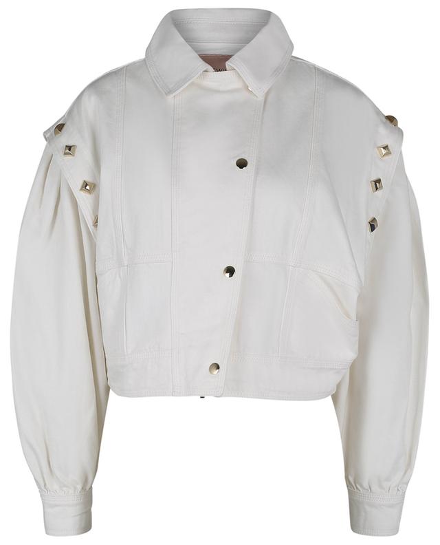 Cotton denim jacket TWINSET