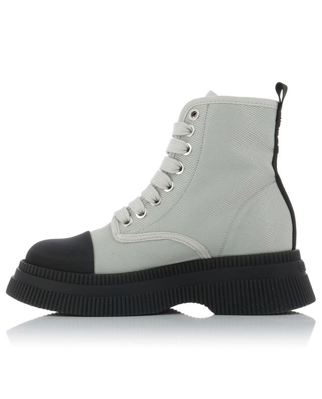 Creepers high-rise canvas sneakers GANNI
