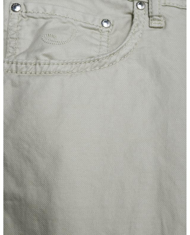 Gerade Jeans aus Baumwolle und Leinen J688 JACOB COHEN