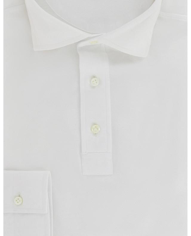 Cotton long-sleeved polo shirt GIAMPAOLO
