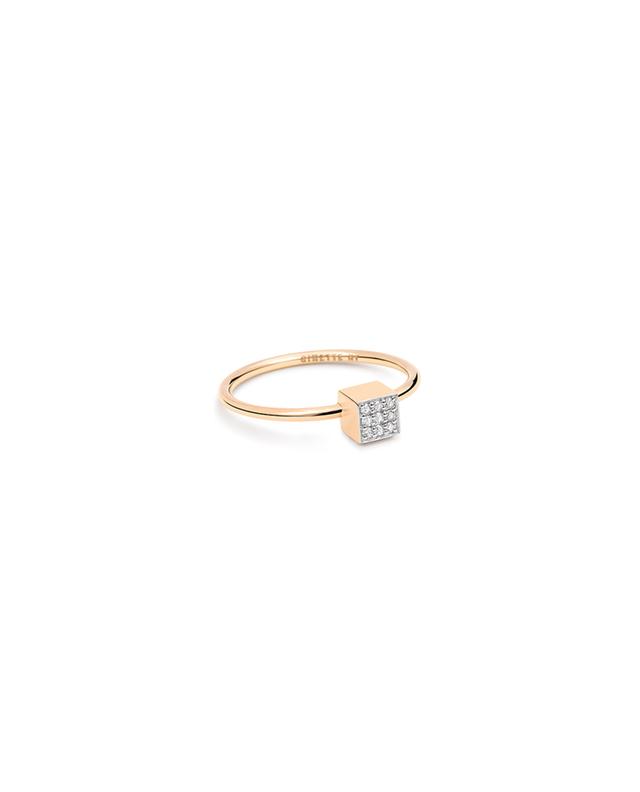 Ginette ny ring aus roségold und diamanten ever rotgold