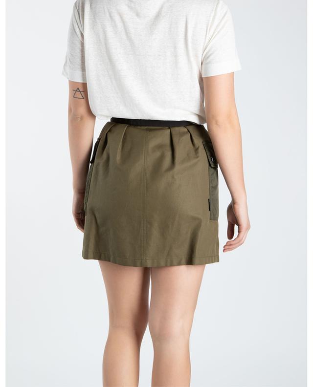 Short paperbag bi-material cargo skirt MONCLER