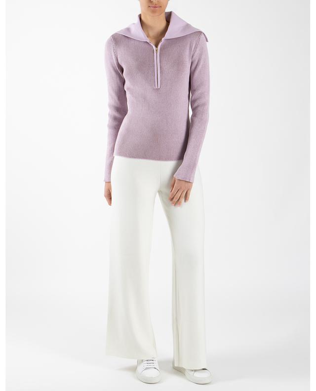 Drollish rib knit organic cotton polo shirt VALENTINE WITMEUR