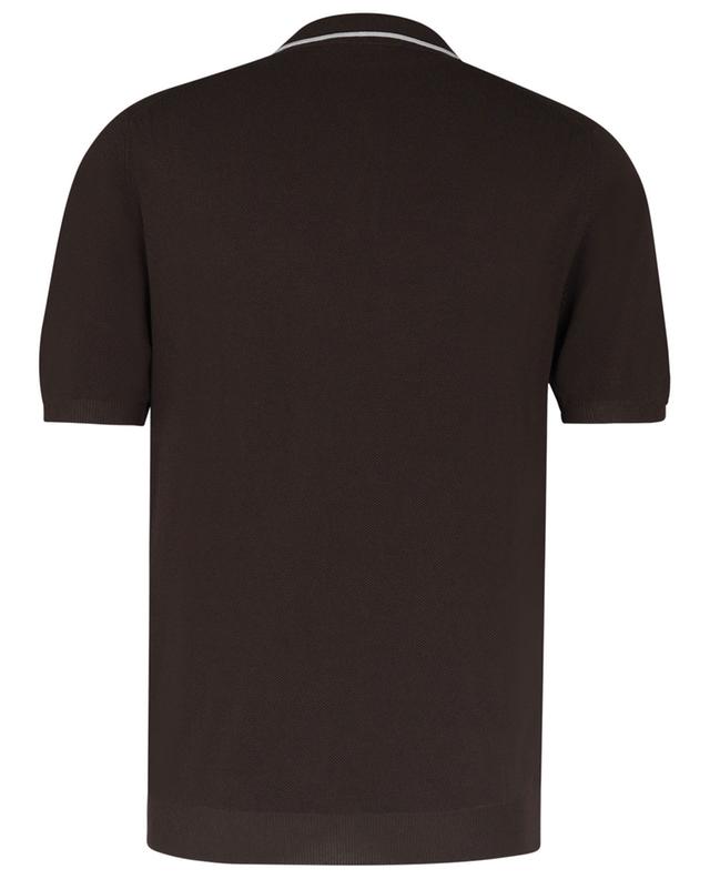 Cotton short-sleeved polo shirt GRAN SASSO