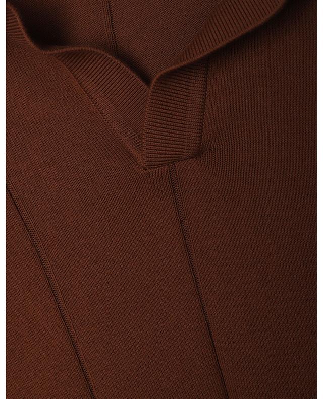 Kurzarm-Polohemd aus gestreiftem Baumwollstrick GRAN SASSO