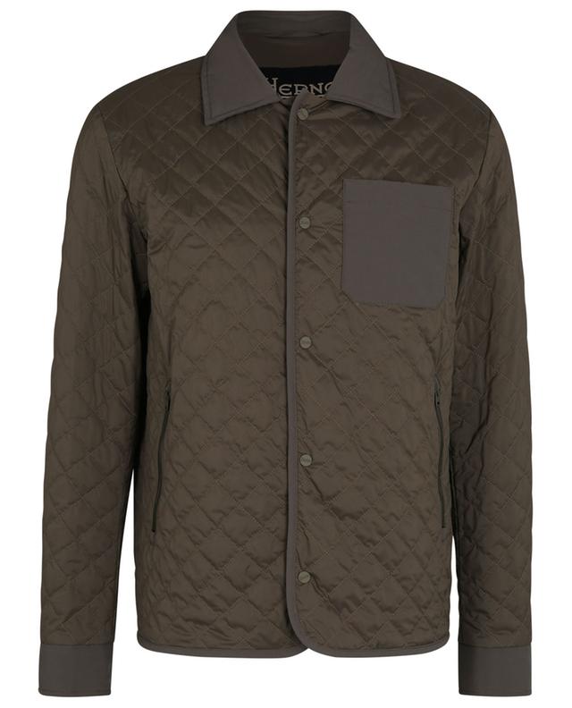 Ultralight quilted nylon shirt jacket HERNO