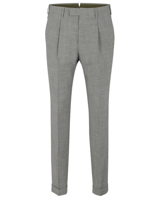 Master classic front pleat virgin wool trousers PT TORINO