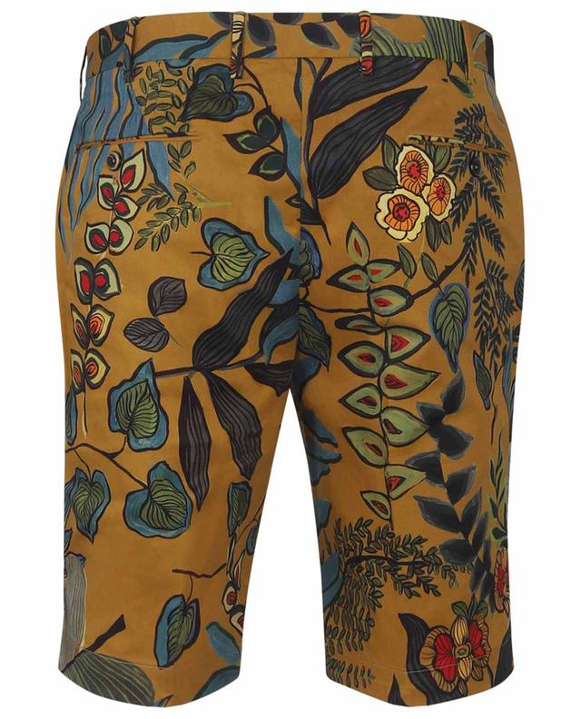 Classic Fit floral cotton-blend Bermuda shorts PT TORINO