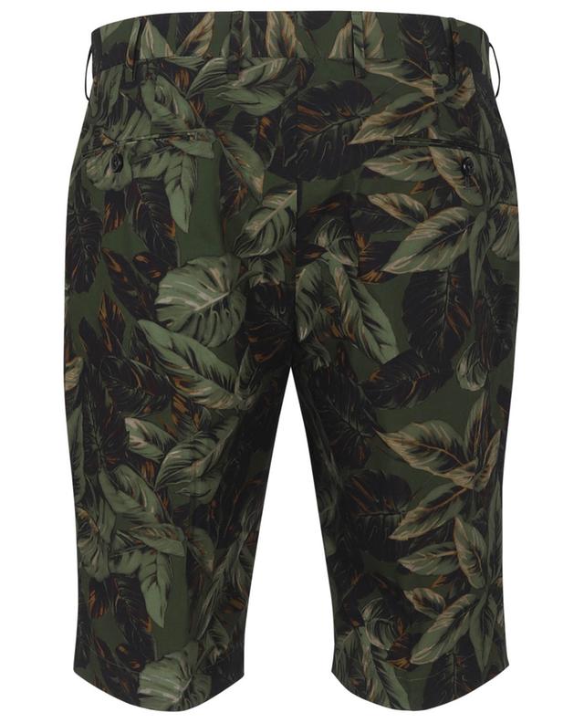 Bermuda-Shorts aus Baumwolle mit Dschungelprint Classic Fit PT TORINO