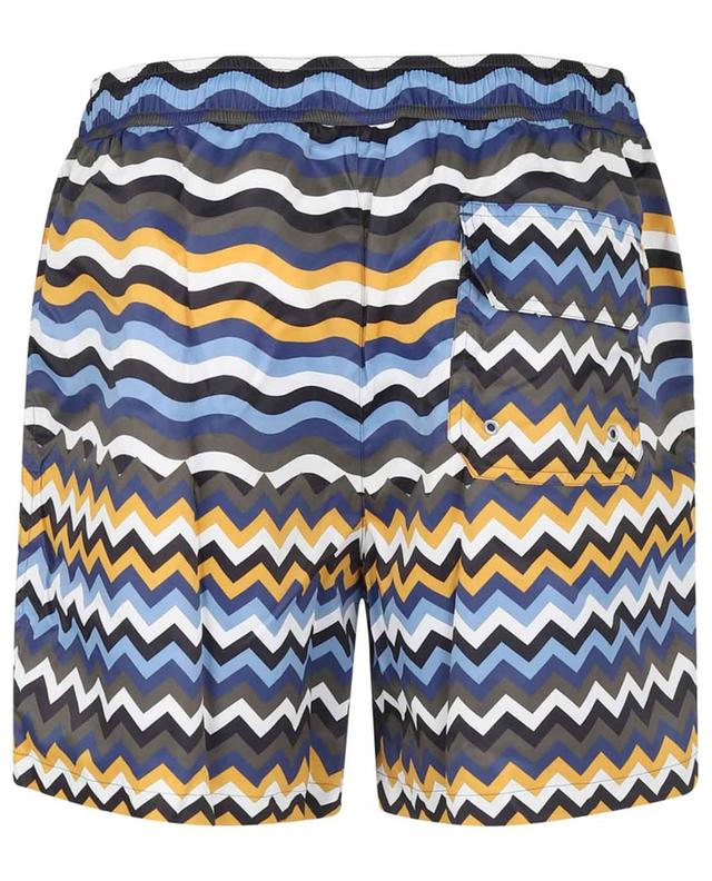 Multicolour zigzag patterned swim shorts MISSONI