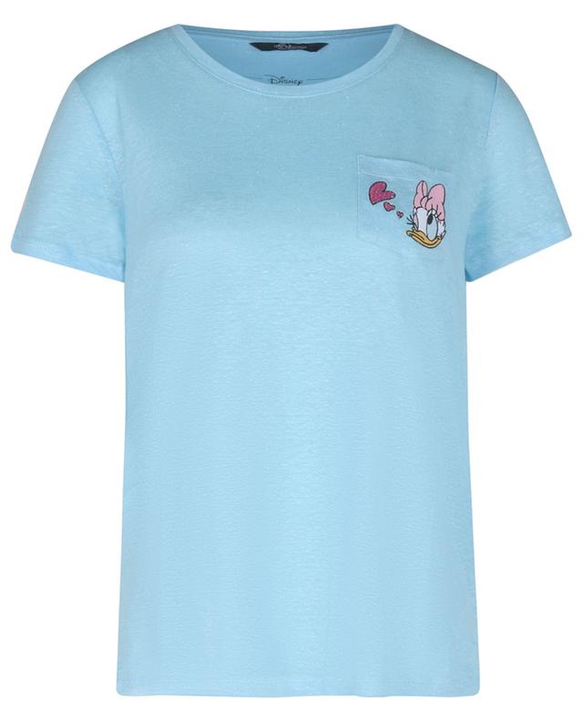 Daisy Duck linen short-sleeved T-shirt PRINCESS