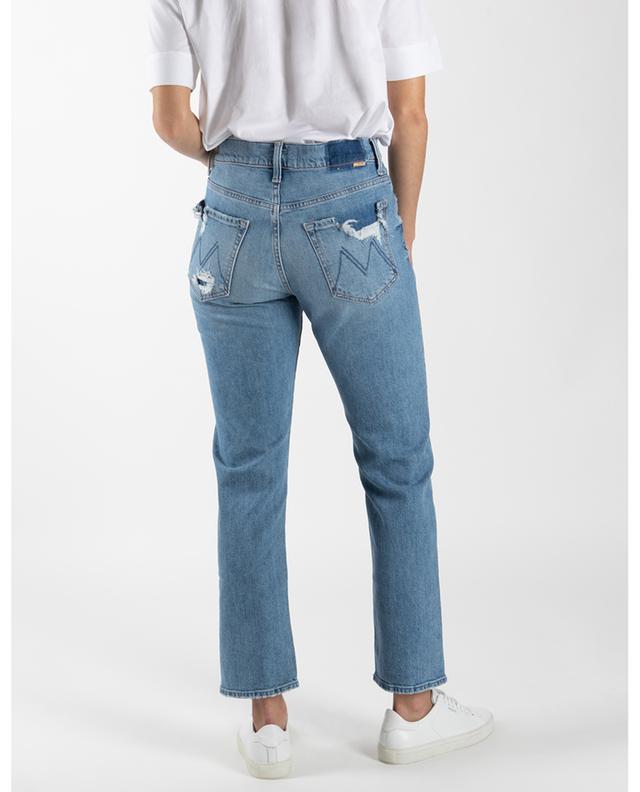 High Waisted Hiker Hover cotton-blend straight jeans MOTHER
