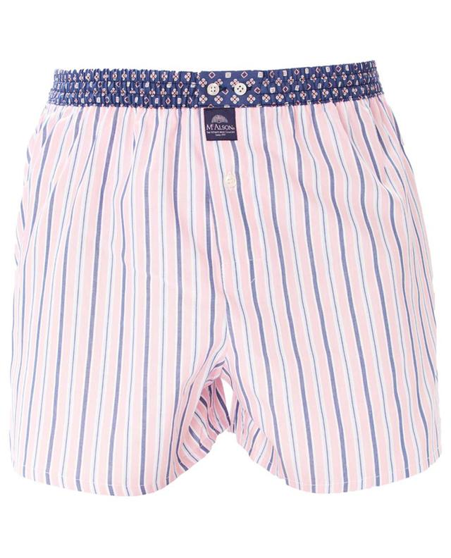 Striped boxer briefs with floral waistband MC ALSON
