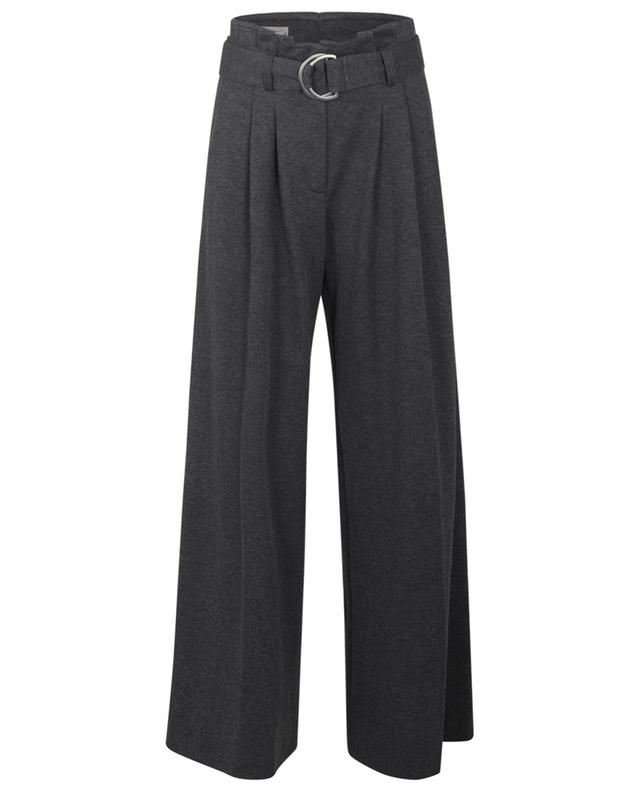 Cotton and cashmere jersey paperbag trousers MAISON COMMON