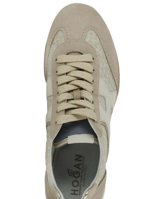 Olympia suede lace-up flat sneakers HOGAN