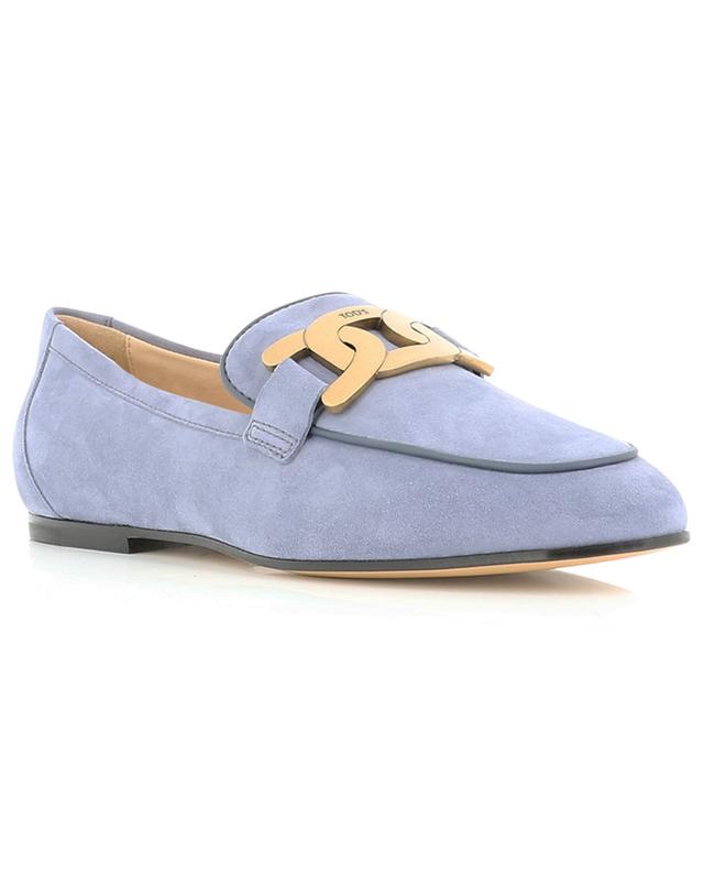 Kate chain detail adorned suede loafers TOD&#039;S