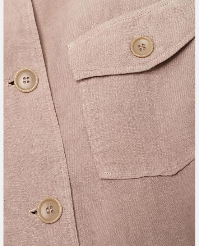 Voltige linen shirt jacket HARTFORD
