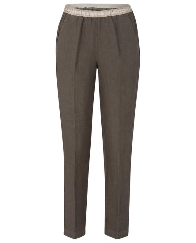 Pirouette linen straight-leg trousers HARTFORD